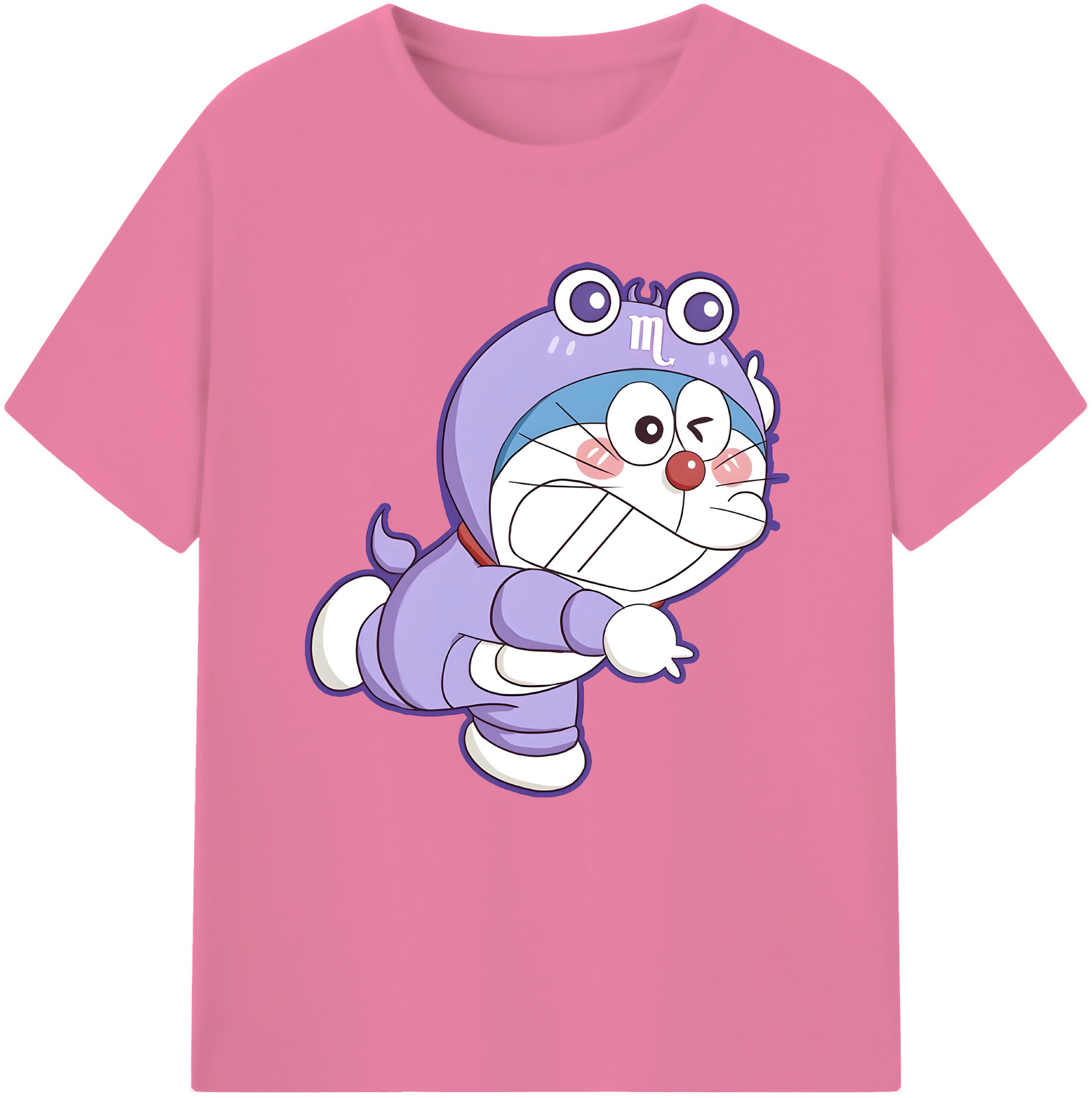 （画像用） ドラえもん Doraemon 綿100％半袖Tシャツ（フロントプリント）